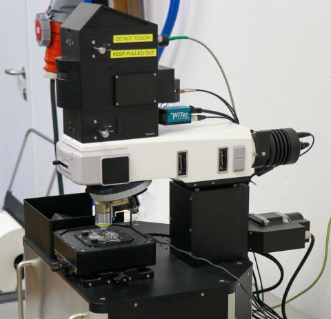 Raman spectrometer WITec alpha300 R